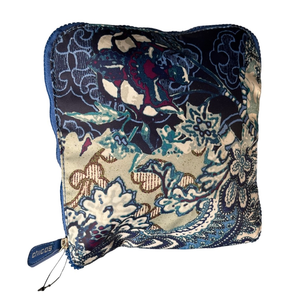 Chico’s folding expandable  shopping bag.